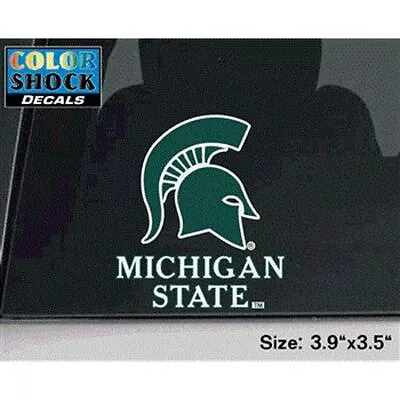 Michigan State Spartans Decal - Mascot Over Michigan State • $5.99