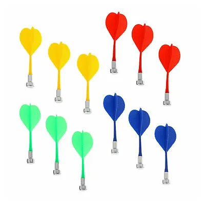 12x Colorful Magnetic Darts Safety Replacement F/ Kids Dartboard Indoor Game • $9.09