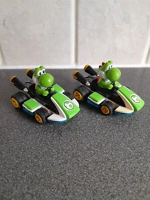 2 Pull Back & Go - Yoshi Go Karts - Super Mario - Racing Karts • £6.99