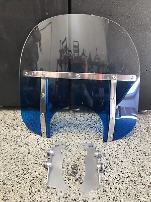 $175 • Buy Yamaha V-Star XVS950 Touring Screen  Fits 09-15 Clear / Blue P/N MEM3510 
