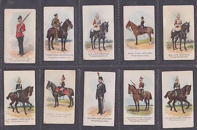 10/50 Cards TYPES OF THE BRITISH ARMY By Wills Overseas (Scissors) 1908 Cat £70 • £5.50