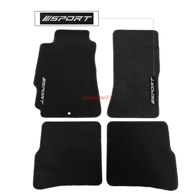 For 04-12 Mazda Rx8 Floor Mats Carpet Front & Rear Nylon Black 4Pcs W/ Sport • $57.99