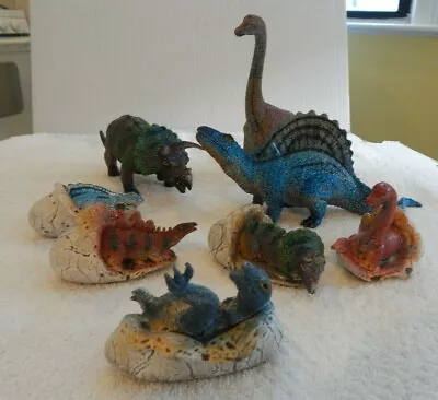 Set Of VINTAGE 1990's AAA Model Dinosaurs (Mothers And Babies) • $20