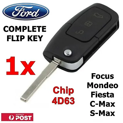 FORD Transponder Remote Flip Key BF FG Falcon Territory Mondeo FPV Focus Fiesta • $25.99