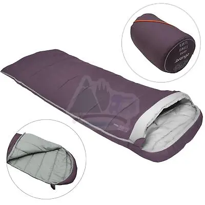 Vango Kanto Quad Single Sleeping Bag 2 Season Camping Equipment Mineral Green • £43.95