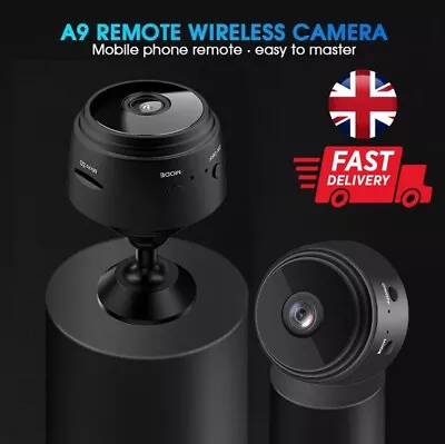 720P Wireless WiFi CCTV Indoor And Outdoor MINI IP Camera CAM Home Security UK • £8.29