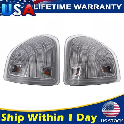 For Dodge Ram 1500 2500 3500 Amber LED Side Mirror Turn Signal Lights Clear Lens • $16.44