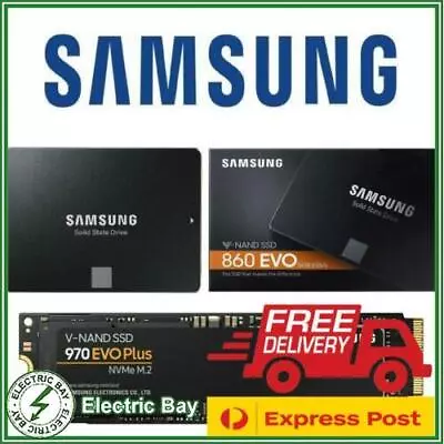 $59 • Buy Samsung SSD 1TB 500GB 2TB 980 970 EVO PLUS M.2 NVMe PCIe 2.5  SSD 860 EVO 