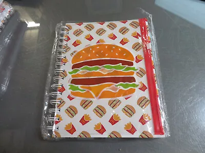 RARE-COOL-New-McDonald’s Big Mac/Fries Spiral Notepad/Notebook W/Pencil Carrier • $18.99