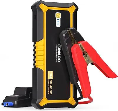 GOOLOO 4000A Car Jump Starter Pack 26800mah Power Bank Battery Charger 12V UK • £89.99