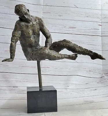 Signed Salvador Dali Abstract Male Modern Art Bronze Sculpture Statue Decor Art • $314.65