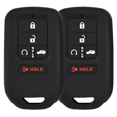 2Pcs Remote Silicone Key Case Fob Cover For Honda Civic Accord Pilo CR-V 2021 • $10.69