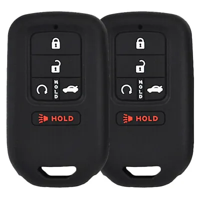 2Pcs Remote Silicone Key Fob Case Cover For Honda Civic Accord Pilo CR-V 2021 • $9.67