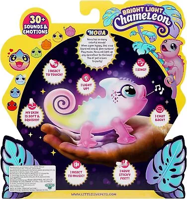 Little Live Pets Lil' Chameleon S2 Single Pk Nova Includes 1 Eleectronic Toy 1 • $27.99