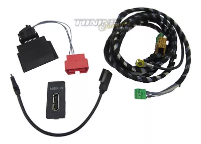 Multimedia MEDIA IN Interface IPhone USB MP3 For VW Navi Discover Composition • $182.72