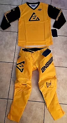 Kids Answer Racing MX Riding Gear Combo Youth 22 Pants Y/L Jersey NWT Motocross • $60