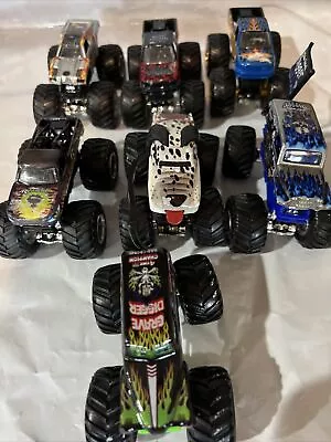 Hot Wheels Monster Jam Trucks 1:64 Scale Lot Of 7 • $12.95