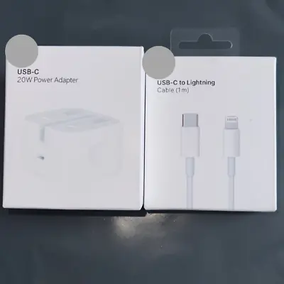 20W USB C PD Power Adapter Plug Genuine Fast Charger For Apple IPhone Sealed Box • £4.99