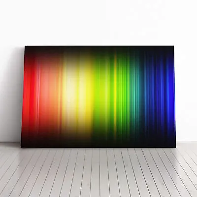 Rainbow Abstract Art (2) Canvas Wall Art Print Framed Picture Decor Living Room • £34.95