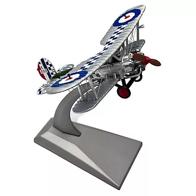 1:72 WWI Bristol Bulldog Biplane Propeller Fighter Alloy Aircraft Model • $46.55