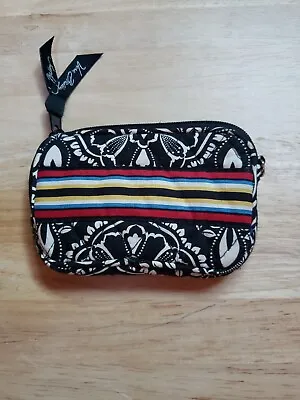 Vera Bradley BARCELONA Small Cosmetic Case Zip Pouch Card Change Purse • $13.55