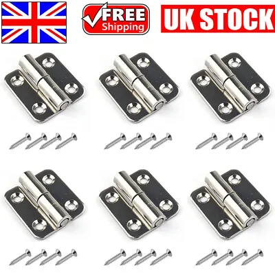 6*Detachable Hinge Slip Joint Flag Lift Off Detachable Door Stainless Steel 1.5  • £8.96