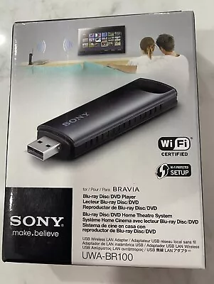 Sony UWA-BR100 WiFi USB Wireless LAN Adapter For BRAVIA TV Wi-Fi Blu-ray • $220
