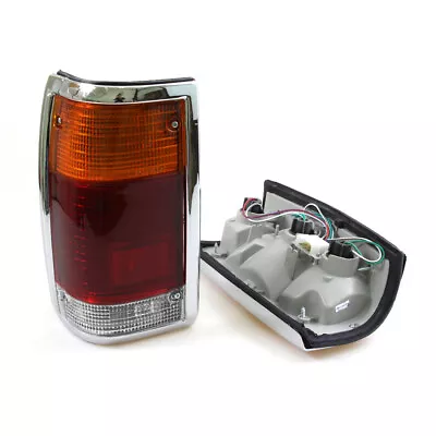 85-98 MAZDA B2000 B2200 B2600 CAMIONETA Pup PAIR LUZ DE LA COLA WITH CHROME EDGE • $111.38