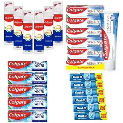 Colgate Total Whitening Sensitive Advanced Toothpaste Teeth Oral-B Pro-Expert • £21.99