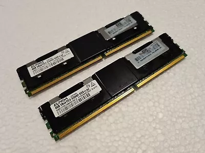 $19.99 • Buy HP ELPIDA 8GB (2X4GB) 2Rx4 PC2-5300F DDR2 ECC Server Memory Ram