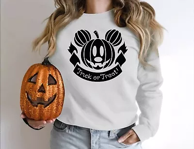 Happy Halloween Pumpkin Tee Witch  Season Unisex Sweatshirt  Trick Or Treat • £14.69