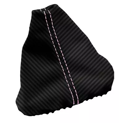 Manual Shift Boot Cover Carbon Fiber For VW Jetta MK3 1991-1998 Pink Stitch • $28.99