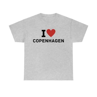 I Love Copenhagen Shirt I Heart Copenhagen T-shirt All Sizes S-5XL Denmark Tee • $23.99