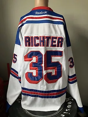 Mike Richter Vintage New York Rangers Reebok CCM Authentic Jersey 56 • $149.99