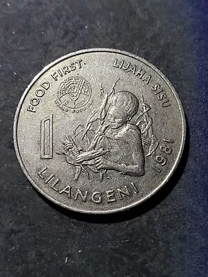 $5.67 • Buy 1981 1 Lilangeni Swaziland Coin Fao Coin #1112