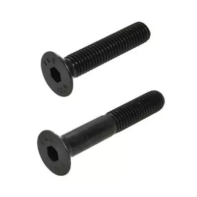 Plain Black Uncoated M6 (6mm) Metric Coarse Countersunk Socket Screw Allen • $8