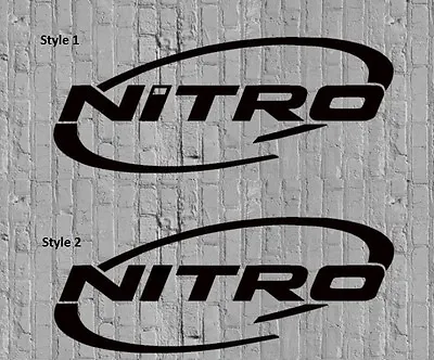 Nitro Fishing Stickers Decals Set Bass Boat Tackle Box Swim Bait Shimano Daiwa  • $8