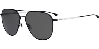 $49.99 • Buy Hugo Boss Men's Polarized Titanium Aviator Sunglasses - B0994FS 0003 M9