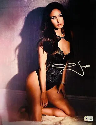 Megan Fox Sexy Authentic Signed 11x14 Photo Lingerie BAS Beckett Witnessed • $98.98