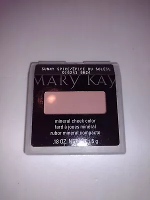 New In Package Mary Kay Mineral Cheek Color Blush Sunny Spice Full Size • $31.49