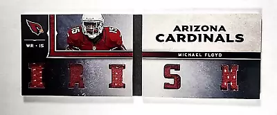 2012 Panini Playbook Materials Patch #26 Michael Floyd /199 Rookie RC Booklet • $8.07