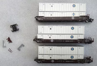 N Scale Kato  Maxi-IV   BNSF Double Stack Cars • $55