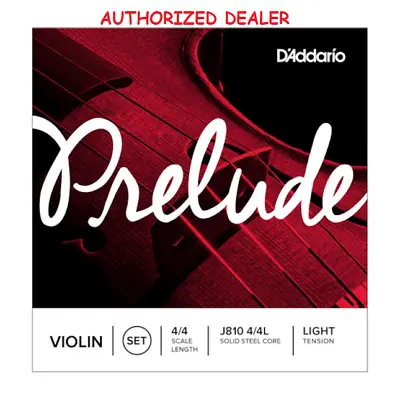 $17.89 • Buy DAddario  J810 4/4 L Prelude Violin Strings Set 4/4 Light