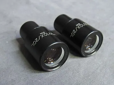 Pair Of Meiji Techno HWF10X Microscope Eyepieces/Ocular Lens • £72.24