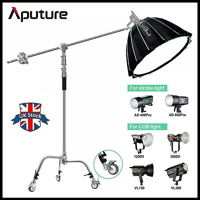  Aputure Light Dome II With 10.8ft C Stand For Aputure300d II 300x Godox Light • £289