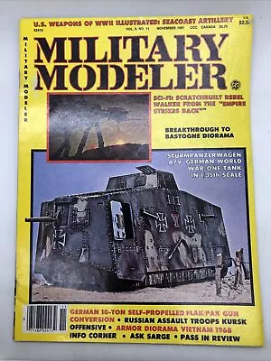 MILITARY MODELER MAGAZINE NOVEMBER 1981 - Volume 8 No. 11 • $18.31