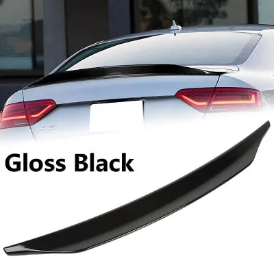 For Audi Rs5 Look A5 S5 Rs5 B8 8t Coupe 2 Door Gloss Black Boot Spoiler 2007-15 • £44.95