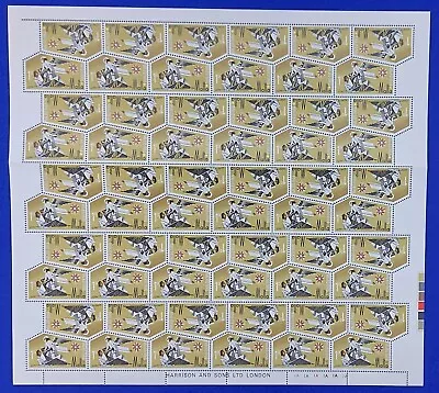 1968 Malta Sheet Of  10 X 6 Tete Beche 1d Christmas Issue  SG409 - MNH • $11.19