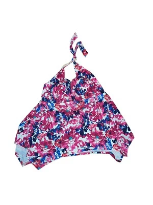 $34.99 • Buy NEW Swimsuits For All Tankini Swimsuit Top Plus Size 22 Floral Tank Halter