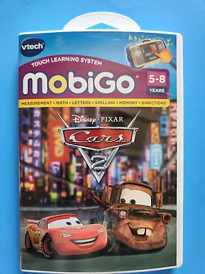 Vtech Mobigo Disney Pixar Cars 2 Touch Learning System Game Cartridge Age 5-8 • $15